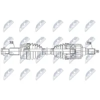 NTY NPW-LR-027 Aandrijfas