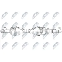 NTY NPW-RE-126 Aandrijfas