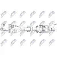 NTY NPW-HY-577 Aandrijfas