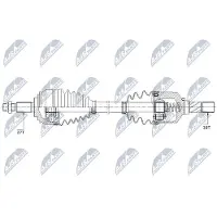 NTY NPW-RE-154 Aandrijfas