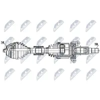 NTY Aandrijfas NPW-BM-188
