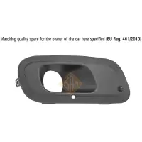 ISAM 0143718 Ventilatiegrille, bumper