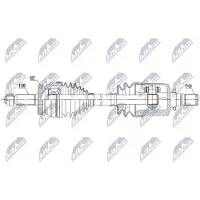 NTY Aandrijfas NPW-HY-561