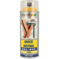 Motip industrial acryllak hoogglans RAL 1004 goudgeel - 400 ml.