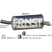 ERNST 054201 Einddemper