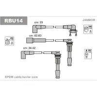 JANMOR RBU14 Bougiekabels