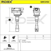 RIDEX 689C0163 Bobine