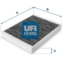 Ufi 54.166.00 Interieurfilter