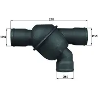 MAHLE ORIGINAL TH 21 83 Thermostaat, koelvloeistof