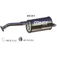 ERNST 695299 Einddemper