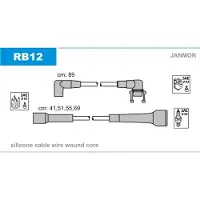 JANMOR RB12 Bougiekabels
