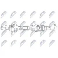 NTY NPW-FR-113 Aandrijfas