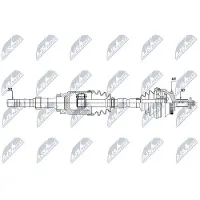 NTY NPW-VV-129 Aandrijfas