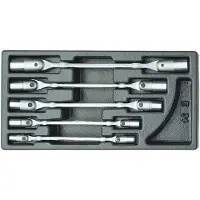 Gedore 1500 ES-34 6605070 Set dubbele scharniersleutels 8 - 17 mm Uitvoering Inbus 1 stuk(s)