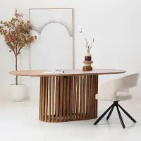 Giga Meubel Eettafel Ferran Naturel 200cm