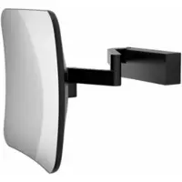 DECOR WALTHER Make-up Spiegel VISION S Unlit 5X Wandmodel Mat Zwart (5x magnification)