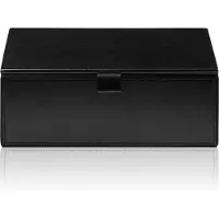 DECOR WALTHER Opbergbox Brownie Met Deksel Groot Zwart