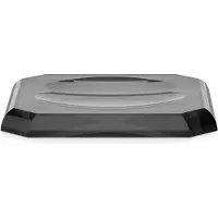 DECOR WALTHER Zeepschaal Kristall Antraciet 23 cm
