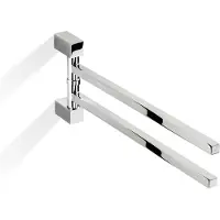 DECOR WALTHER Handdoekenrek Corner Dubbel Chrome
