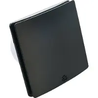 BES LED Badkamerventilator - Flixo - Ø100mm - Antraciet