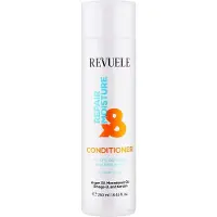 REVUELE Repair & Moisture Conditioner 250ml – Herstelt, hydrateert en versterkt met Arganolie, Macadamia Olie en Keratine voor Zijdezacht, Glanzend Haar