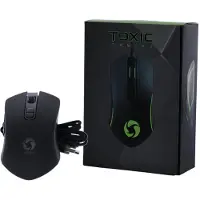 BTO Toxic Optische USB bedrade laptop RGB gaming muis