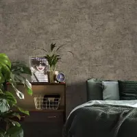 Easy Decor Vliesbehang Beton Metallic - Brons - 10,05m X 52cm