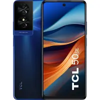 TCL 50 SE Smartphone met Mediatek Helio G88, 6 GB RAM en 256 GB opslag - Blauw