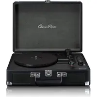 Lenco CLASSIC PHONO TT-115BK - Bluetooth platenspeler met ingebouwde speakers - Zwart
