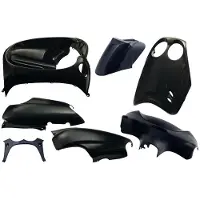 Edge Motorcoverset - - 7 stuks - Metallic zwart - Compatibiliteit Yamaha Neo