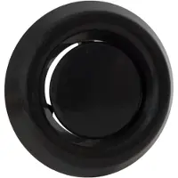 Nedco Kunststof luchtventiel - afvoer - Ø125mm - zwart