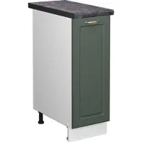 Vicco Fame-Line Apotheekkast – 30 cm, WB Antraciet Groen-Goud Landhuis