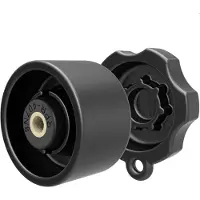 National Products RAP-S-KNOB3U Montageset, Smartphonehouder, Zwart