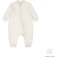 Dirkje baby boxpak wit Jongens/Meisjes Sweat Ronde hals Effen - maat 62