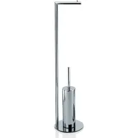 DECOR WALTHER Toiletrek Straight 7 Enkel Chrome