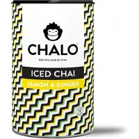 Chalo Lemon-ginger Iced Chai - Vegan Citroen & Gember Iced Tea - Zwarte Assam thee - 300GR