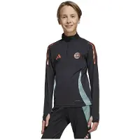 Adidas Fc Bayern Tiro 24 Training Half Zip Sweatshirt Zwart 5-6 Years Kinderen