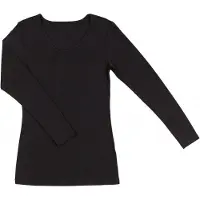 Joha - Women's Blouse L/S 85/15 - Merino-ondergoed M, zwart