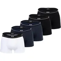 BOSS Boxershorts 'Essential' navy / kobaltblauw / zwart / wit