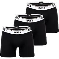 BOSS Boxershorts 'Power' lichtgrijs / zwart / wit