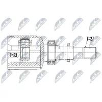 PASCAL G81012PC Homokineet reparatie set, aandrijfas