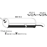 ERNST 505154 Einddemper