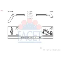Facet 4.9753 Bougiekabels