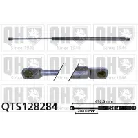 Quinton Hazell QTS128284 Gasveer achterklep