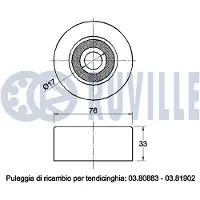 RUVILLE 915373 Stabilisatorstang
