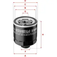Sofima S 1310 R Oliefilter