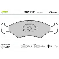 Valeo 301212 Remblokken