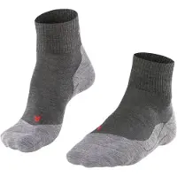 Falke TK5 Short anti-blaar dun wol functioneel materiaal wandelsokken heren grijs - maat 39-41