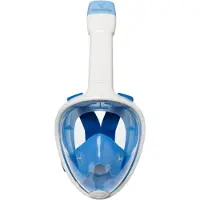 Atlantis Snorkel Full Face Mask White/Blue-S/M