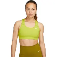 Nike Dri-Fit Swoosh Sport-bh Groen M/38